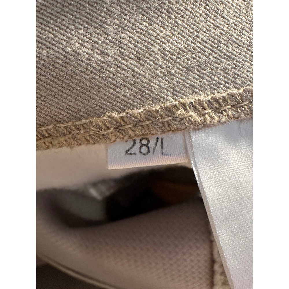Ovation Full Seat Equestrian Riding Breeches Pants Size 28L Beige Horseback - Picture 8 of 10